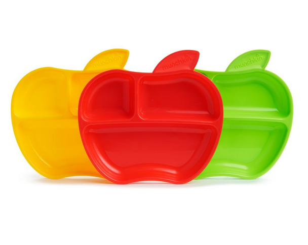 Munchkin Σετ 3 Μπολ σε σχήμα μήλου “Apple Plates” 6m+ 12102