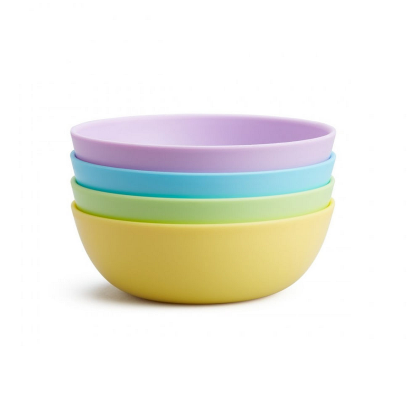 Munchkin  Μπολ Φαγητού 4 Χρώματα 6m+ Modern Multi Bowls 51760