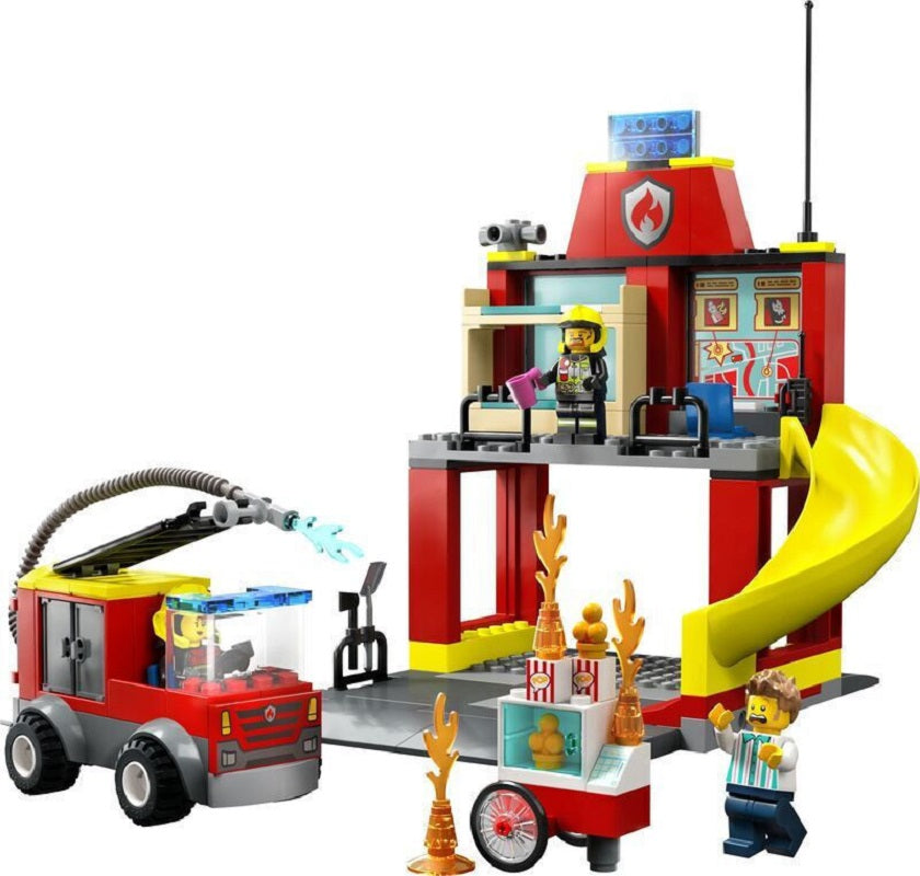 Lego City Fire Station and Fire Engine για 4+ ετών