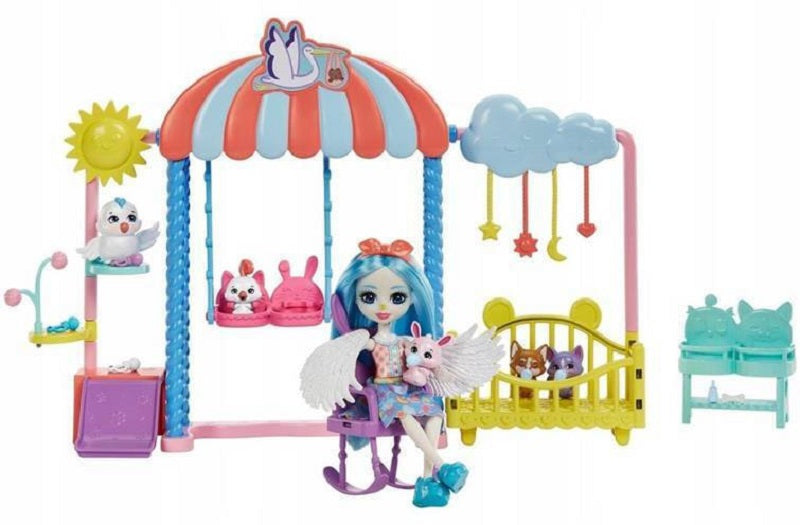 Mattel Παιχνίδι Μινιατούρα Enchantimals Παιδικός Σταθμός για 4+ Ετών