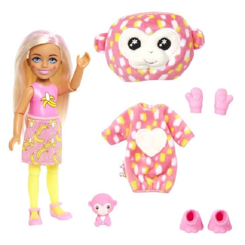 Mattel Κούκλα Barbie Cutie Reveal Μαιμουδάκι για 3+ Ετών