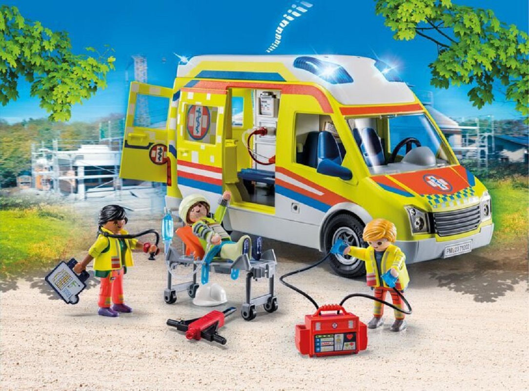 Playmobil City Life Ασθενοφόρο με Διασώστες για 4-10 ετών