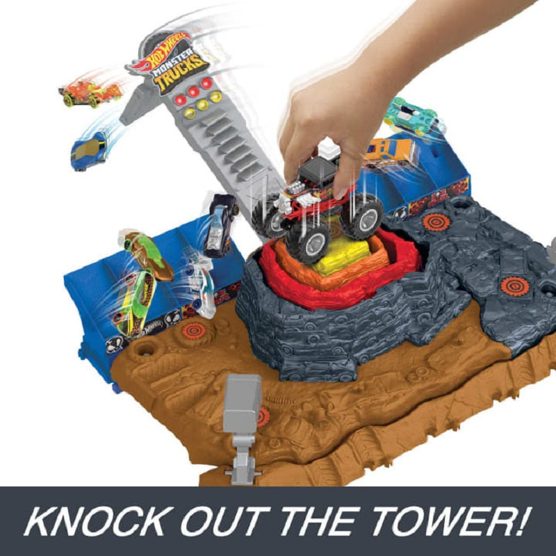 Mattel Hot Wheels – Monster Trucks Arena Smashers Bone Shaker Ultimate Crush Yard Playset HNB96