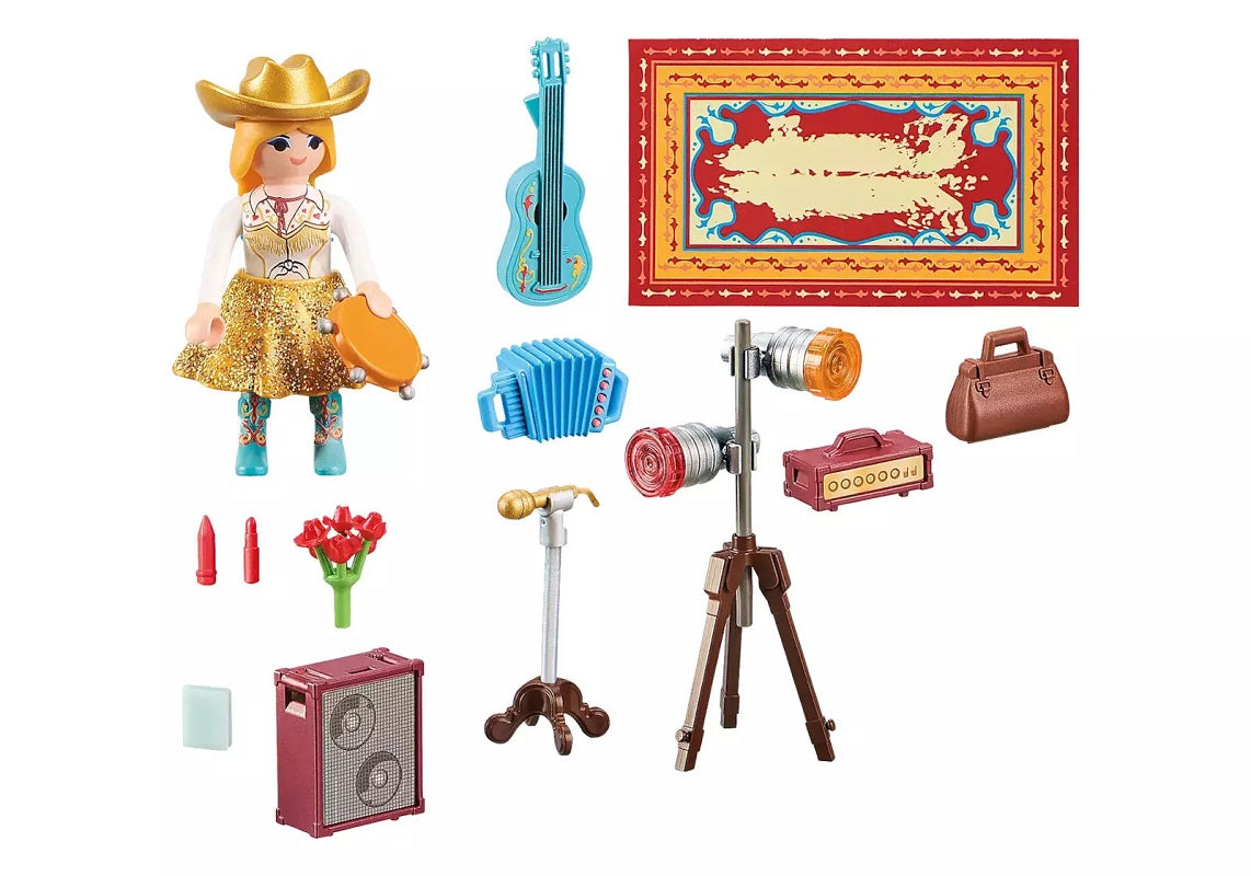 Playmobil Family Fun Τραγουδίστρια Μουσικής για 4-10 ετών