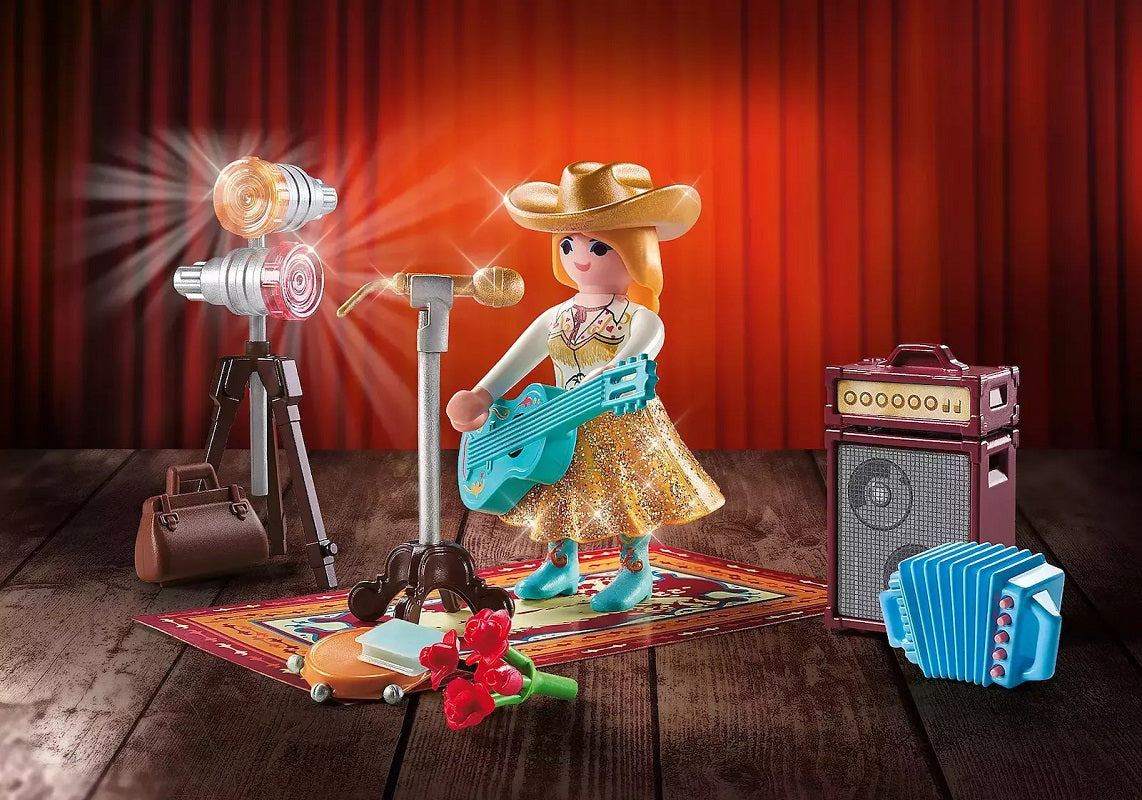 Playmobil Family Fun Τραγουδίστρια Μουσικής για 4-10 ετών