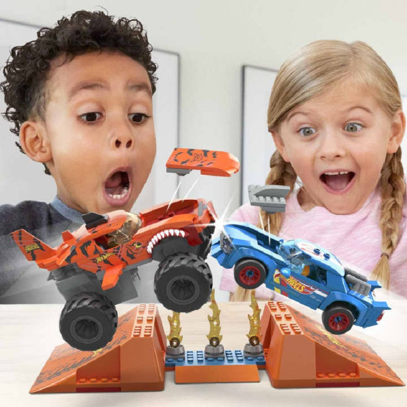 Mega Bloks Τουβλάκια Smash n Crash Tiger Shark για 5+ Ετών 245τμχ