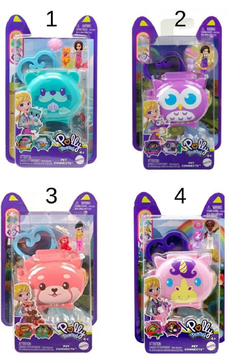 Mattel Παιχνίδι Μινιατούρα Polly Pocket Unicorn για 4+ Ετών