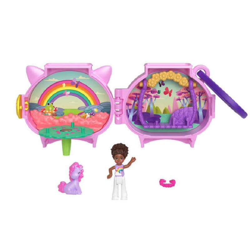 Mattel Παιχνίδι Μινιατούρα Polly Pocket Unicorn για 4+ Ετών