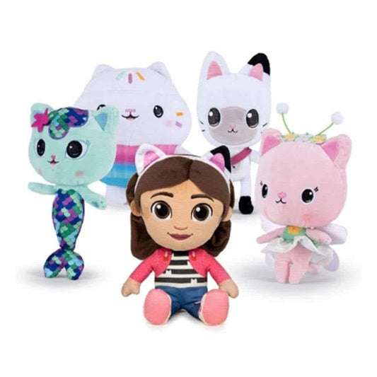 Famosa Softies Κουκλόσπιτο Της Γκάμπυ Λούτρινα 25Εκ – Cakey Cat