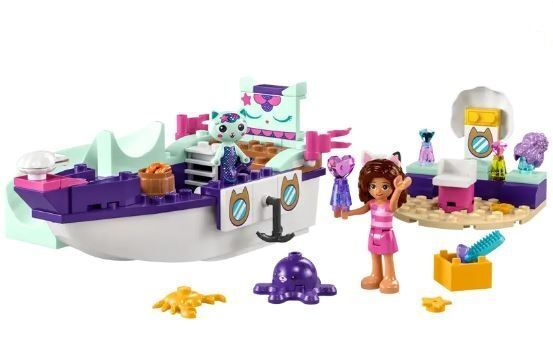 Lego Gabby’s Dollhouse Gabby & MerCat’s Ship & Spa