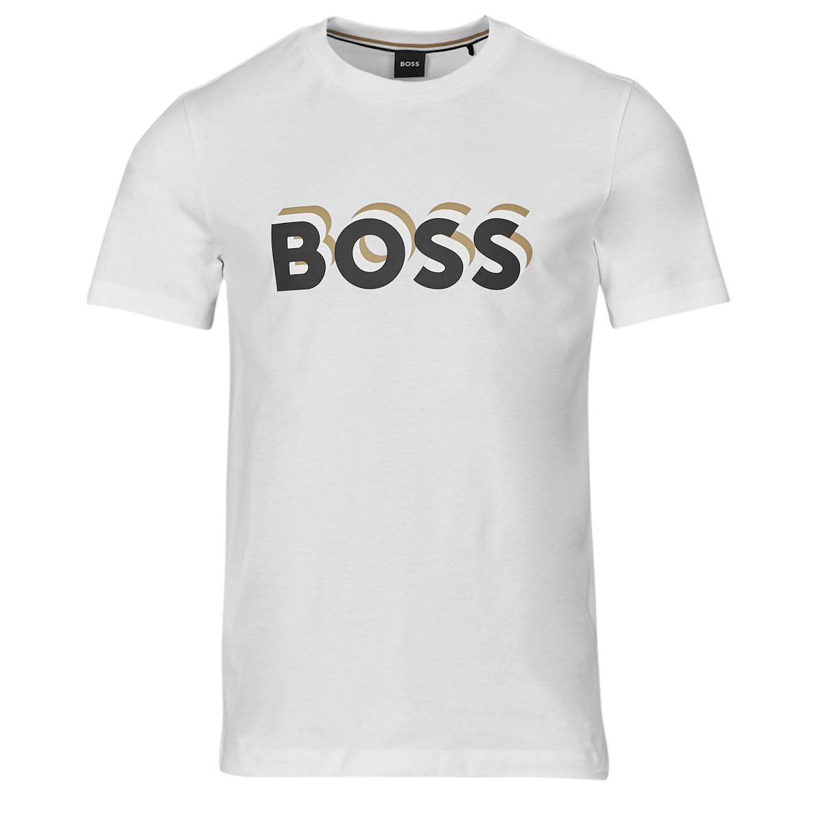 Hugo Boss Tiburt Μπλούζα Κοντομάνικη Λευκή