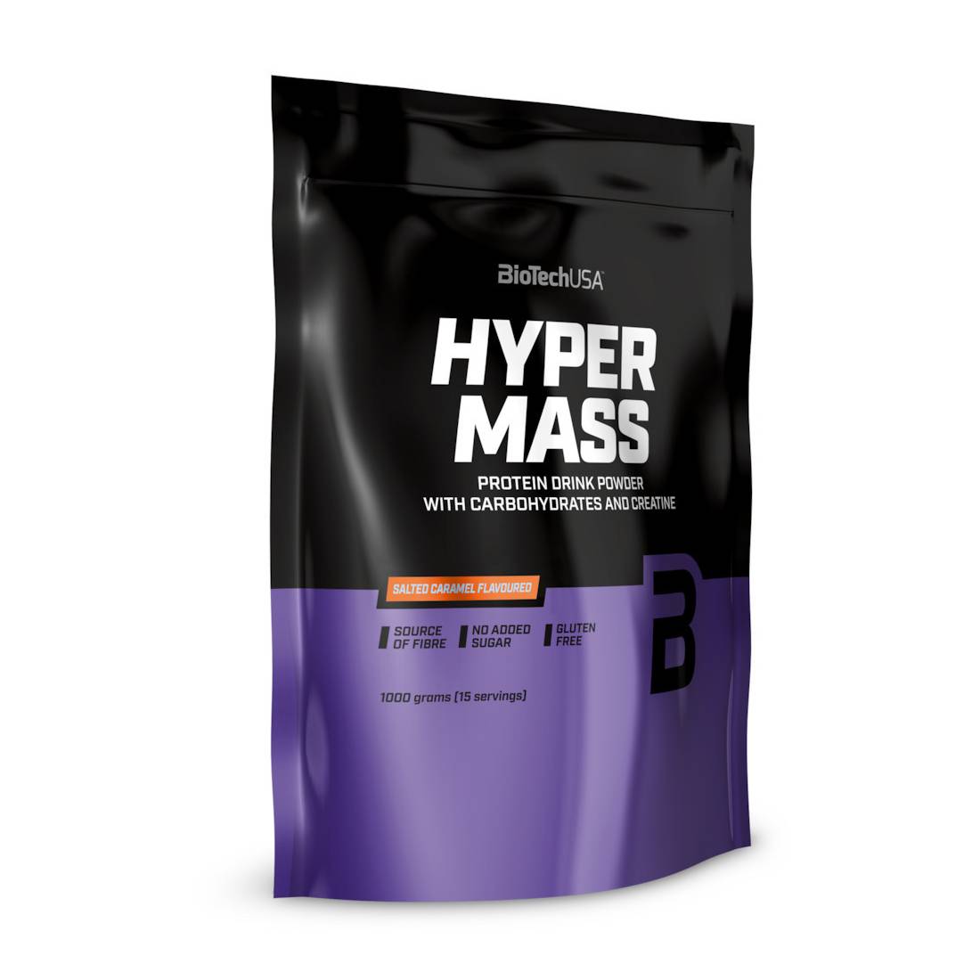 Biotech USA Hyper Mass Drink Powder With Carbohydrates & Creatine Χωρίς Γλουτένη 1kg Salted Caramel