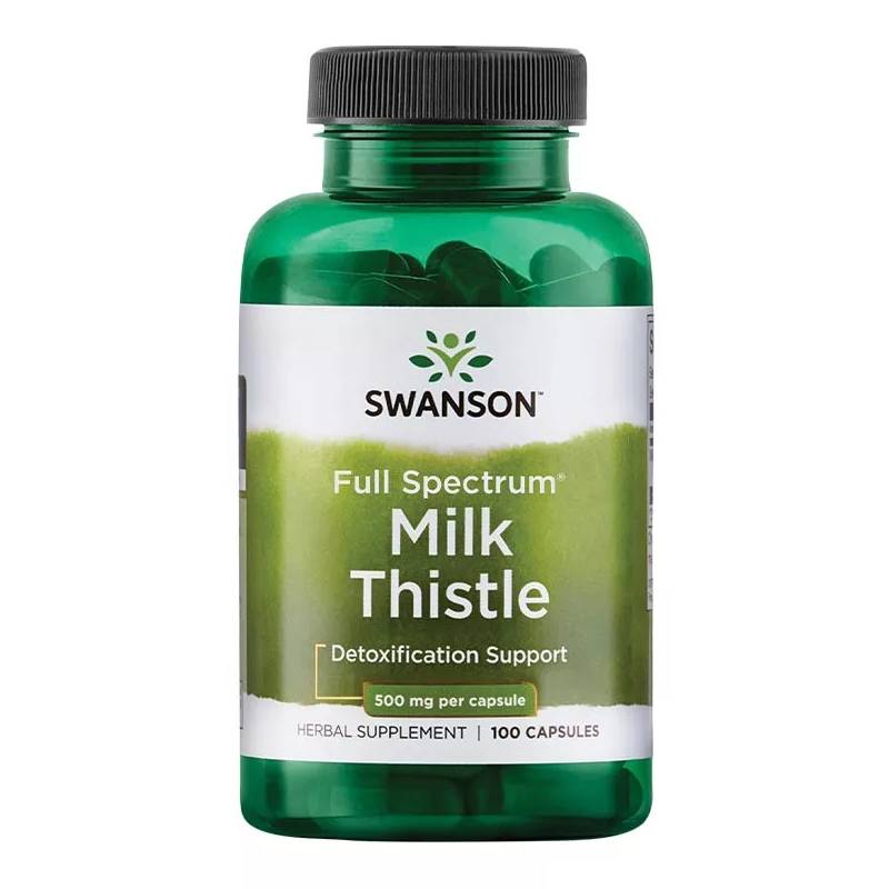 Swanson Milk Thistle 500mg Per Cap 500mg 100 κάψουλες