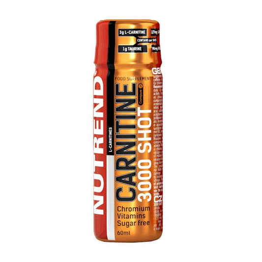 Nutrend Carnitine Shot με Καρνιτίνη 3000mg και Γεύση Φράουλα 60ml
