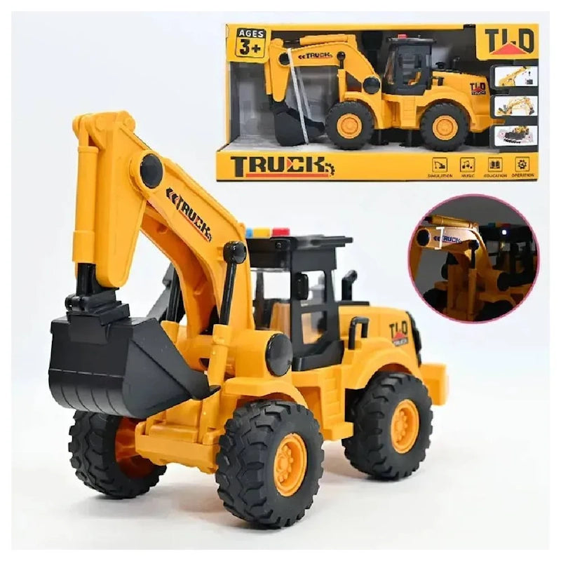 Kider Toys Εκσκαφέας Όχημα Friction με Ήχους