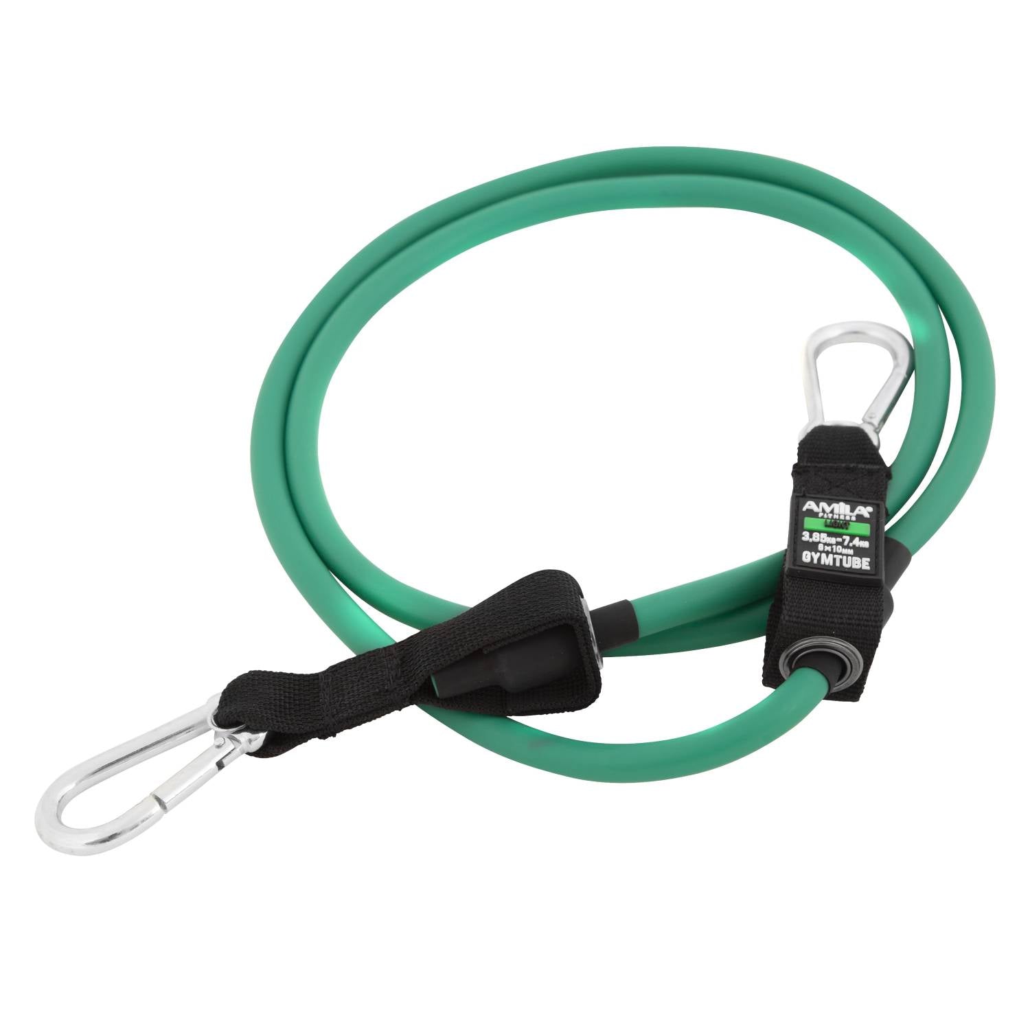 Λάστιχο Αντίστασης AMILA GymTube με Clip Light, Πράσινο