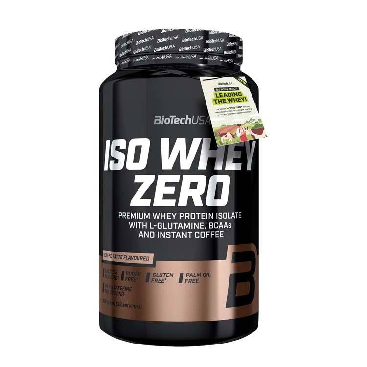 Biotech USA Iso Whey Zero With Glutamine & BCAAs Πρωτεΐνη Ορού Γάλακτος Χωρίς Γλουτένη & Λακτόζη 908gr Caffe Latte
