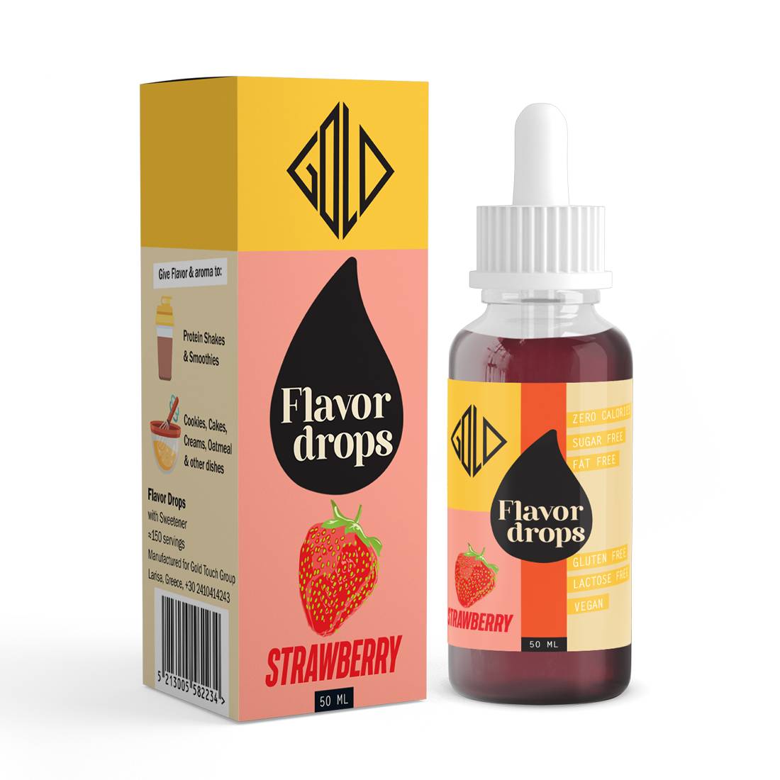 GoldTouch Nutrition Flavor Drops Strawberry 50ml
