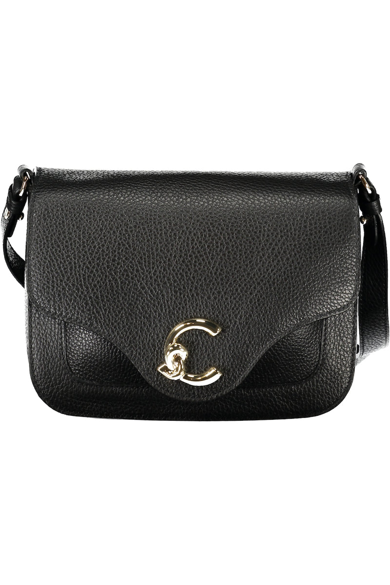 Coccinelle Δερμάτινη Γυναικεία Τσάντα Χιαστί Μαύρη E1SSL150101