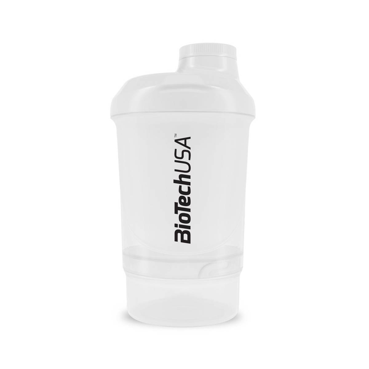 BioTech USA Wave+ Nano Shaker (300ml) – White