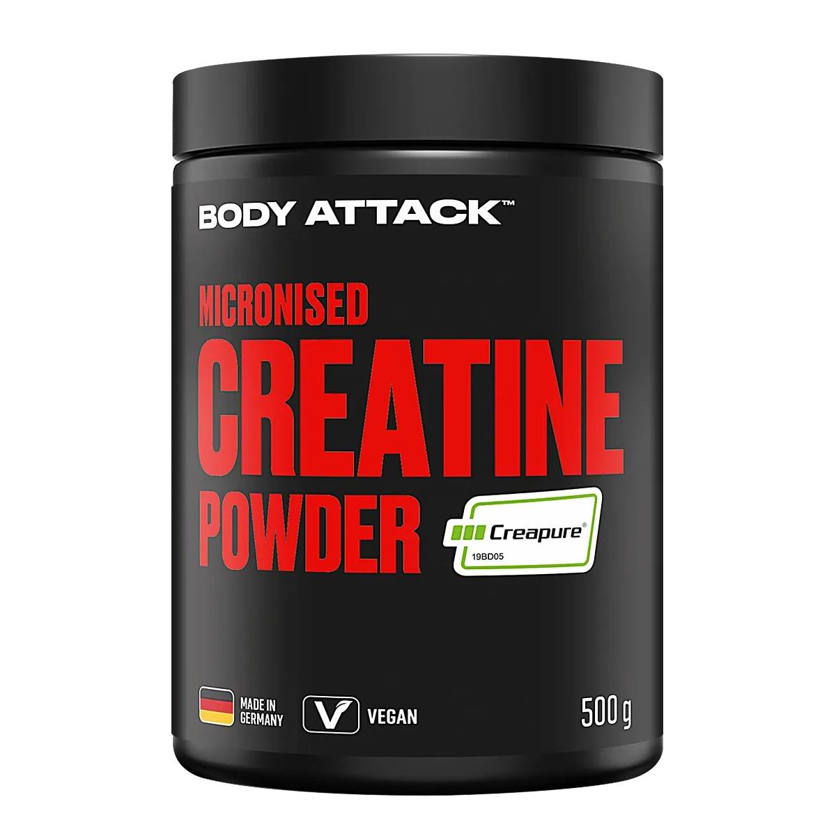 Body Attack Micronised Creatine Powder Creapure® (500g)