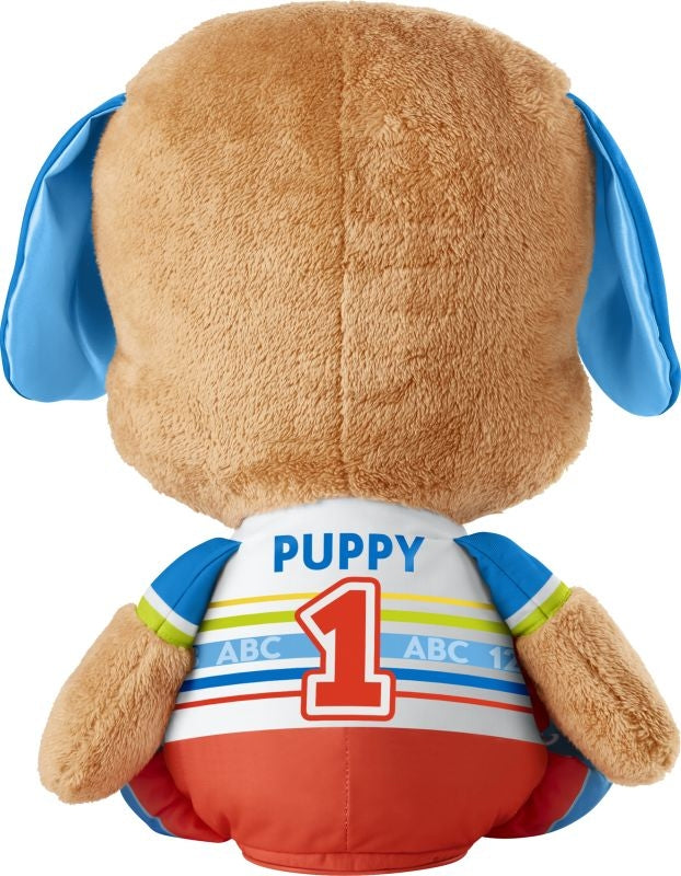 FISHER PRICE LARGE EDUCATIONAL PUPPY SMART STAGES BLUE (#HCJ16)