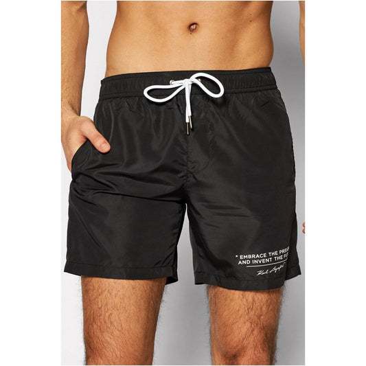 Karl Lagerfeld Ανδρικό Μαγιό Σορτς Μαύρο