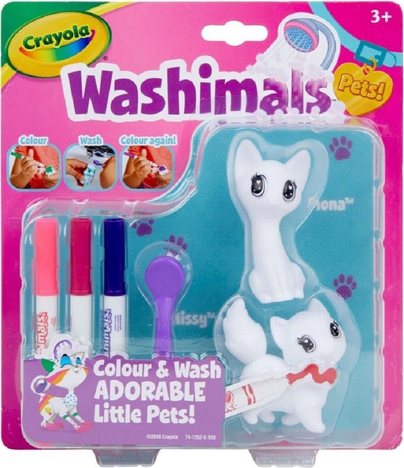 Crayola Washimals Σετ Γατάκια (74-7253-E-001)
