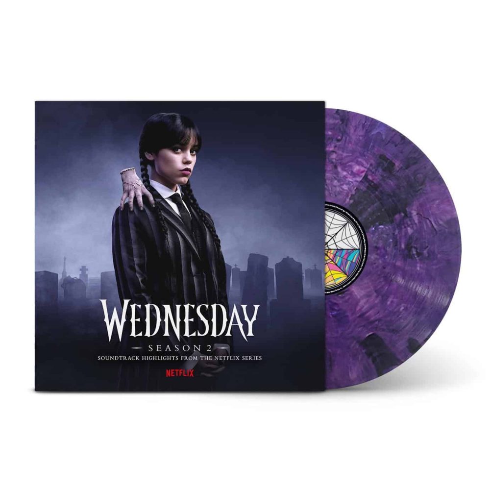 OST(Chris Bacon, Wednesday Addams, Nevermore Academy Orchestra) - Wednesday: Season 2 (Purple Marbled Vinyl)