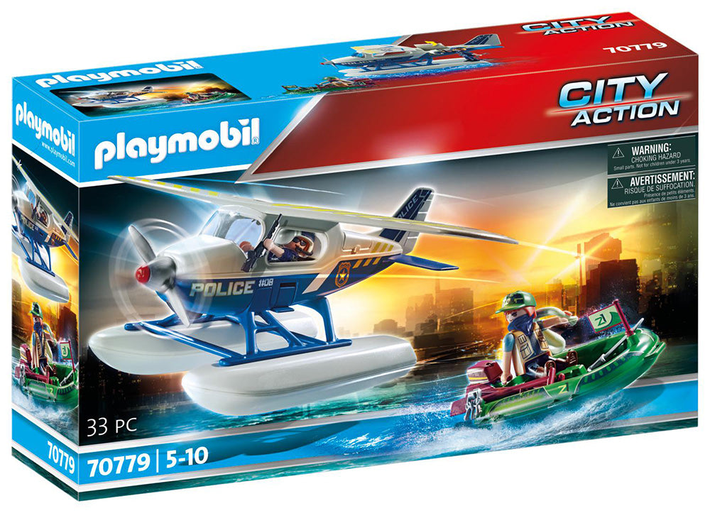 PLAYMOBIL CITY ACTION ΚΑΤΑΔΙΩΞΗ ΛΑΘΡΕΜΠΟΡΟΥ ΑΠΟ ΑΣΤΥΝΟΜΙΚΟ ΥΔΡΟΠΛΑΝΟ