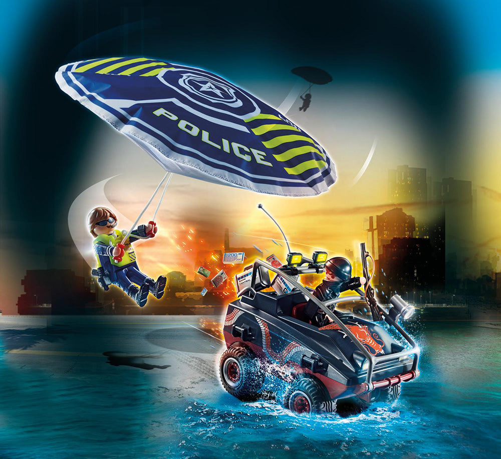 PLAYMOBIL CITY ACTION ΚΑΤΑΔΙΩΞΗ ΑΜΦΙΒΙΟΥ ΟΧΗΜΑΤΟΣ ΑΠΟ ΑΣΤΥΝΟΜΙΚΟ ΑΛΕΞΙΠΤΩΤΟ