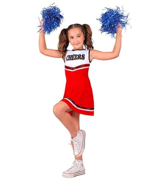 Αποκριάτικη Στολή Cheerleader Κόκκινη