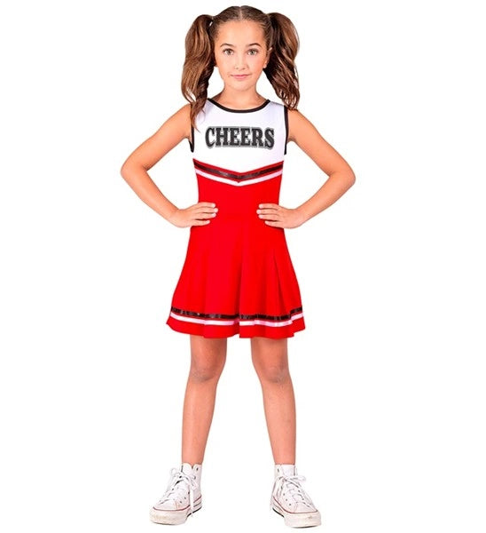 Αποκριάτικη Στολή Cheerleader Κόκκινη