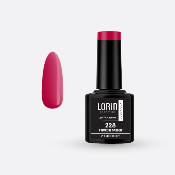Lorin Gel Lacquer Ημιμόνιμο Βερνίκι 8ml. #228 (Primpose Garden)
