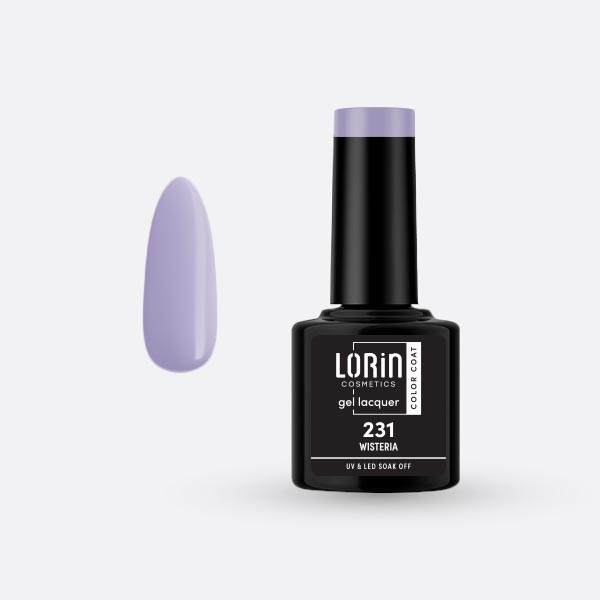 Lorin Gel Lacquer Ημιμόνιμο Βερνίκι 8ml. #231 (Wisteria)
