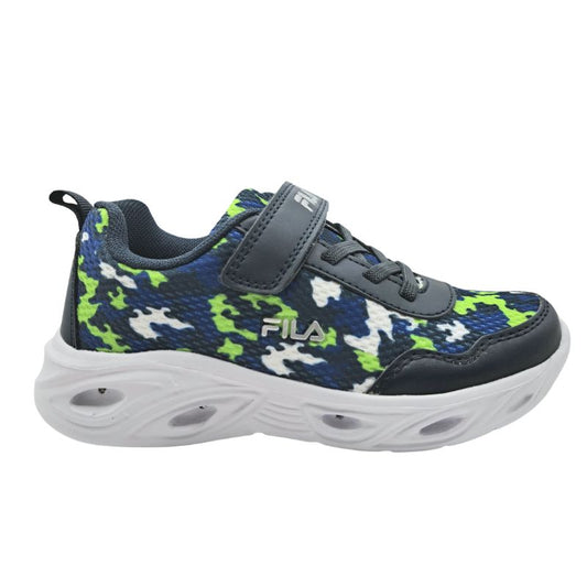 Fila Memory Blink 3 V 3AF51010-233 Αθλητικό με φωτάκια για αγόρι σε συνθετικό υλικό και ύφασμα Μπλε