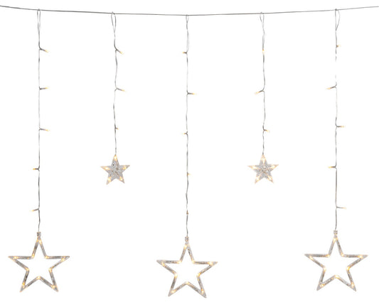 138 Led Ασύμμετρη Κουρτίνα Με Πρόγραμμα ,Μετασχηματιστή Ip44 Και Διακοσμητικές Φιγούρες ,Διάφανο Καλώδιο / Θερμό Λαμπάκι 250 x 85cm