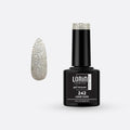 Lorin Gel Lacquer Ημιμόνιμο Βερνίκι 8ml. #242 (Luxury Silver)
