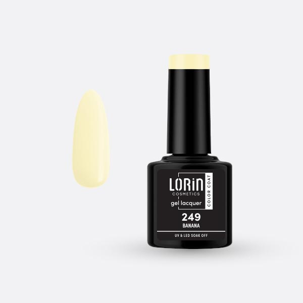 Lorin Gel Lacquer Ημιμόνιμο Βερνίκι 8ml. #249 (Banana)