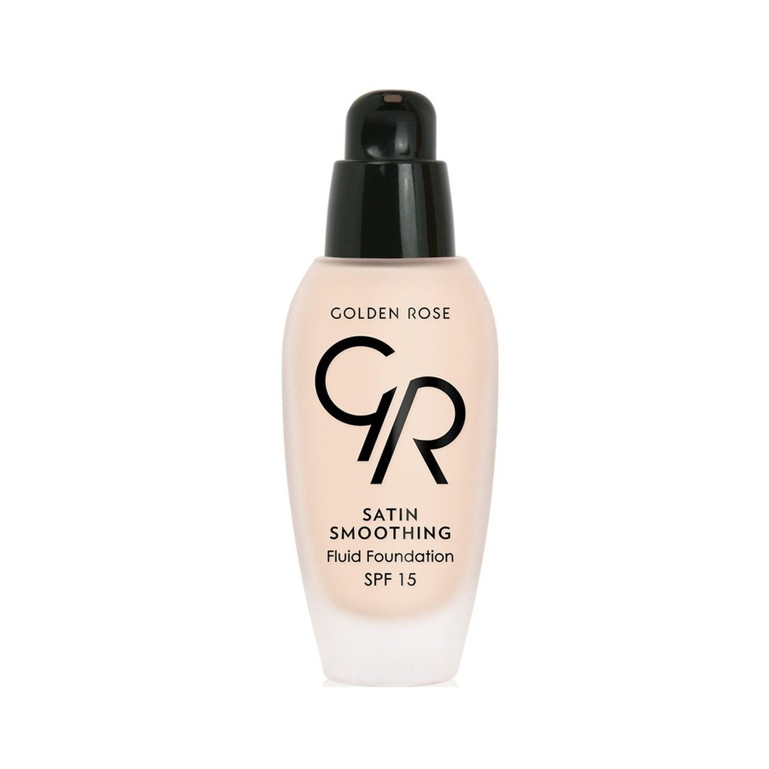 Golden Rose | Satin Smoothing Fluid Foundation SPF15 No 24 (34ml) | GRSSFF24