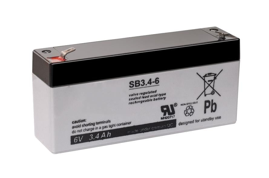 6-3.4 MΠΑΤAPΙΑ ΜΟΛΥΒΔΟΥ 6V 3.4Ah