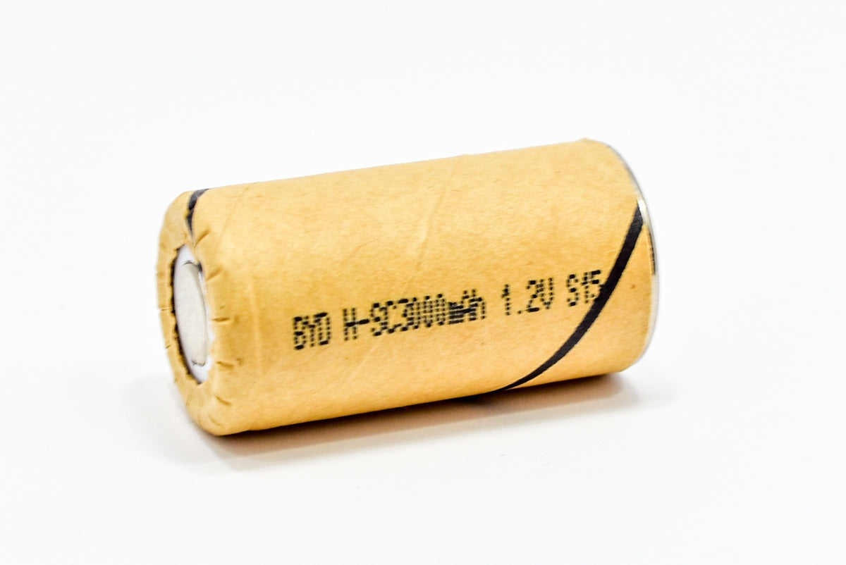 1.2V 3000mAh SC ΜΠΑΤΑΡΙΑ NiMH ΕΠΑΝΑΦΟΡΤΙΖΟΜΕΝΗ