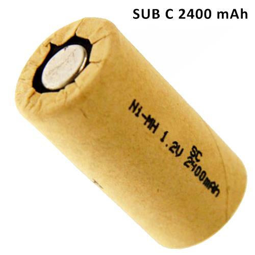 1.2V 2400mAh SUB C SIZE NiMH ΕΠΑΝΑΦΟΡΤΙΖΟΜΕΝΗ
