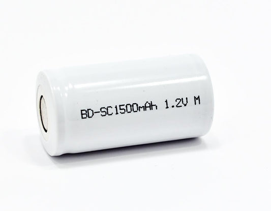1.2V 1500mAh SC ΜΠΑΤΑΡΙΑ NiCd ΕΠΑΝΑΦΟΡΤΙΖΟΜΕΝΗ BYD