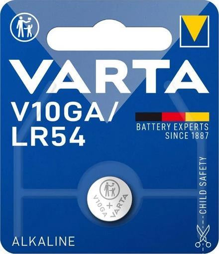 190/189/LR54/LR1130 ΜΠΑΤΑΡΙΑ ΑΛΚΑΛΙΚΗ 1.5V VARTA