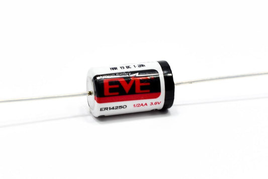 3.6V 1200mAh 1/2AA ΜΠΑΤΑΡΙΑ ΛΙΘΙΟΥ ME ΑΚΡΟΔΕΚΤΕΣ EVE 14250