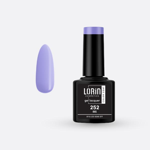 Lorin Gel Lacquer Ημιμόνιμο Βερνίκι 8ml. #252 (Iris)