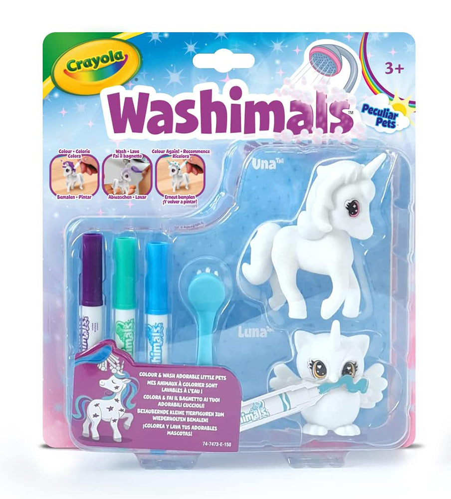CRAYOLA WASHIMALS ΜΟΝΟΚΕΡΟΣ ΚΑΙ ΚΟΥΚΟΥΒΑΓΙΑ