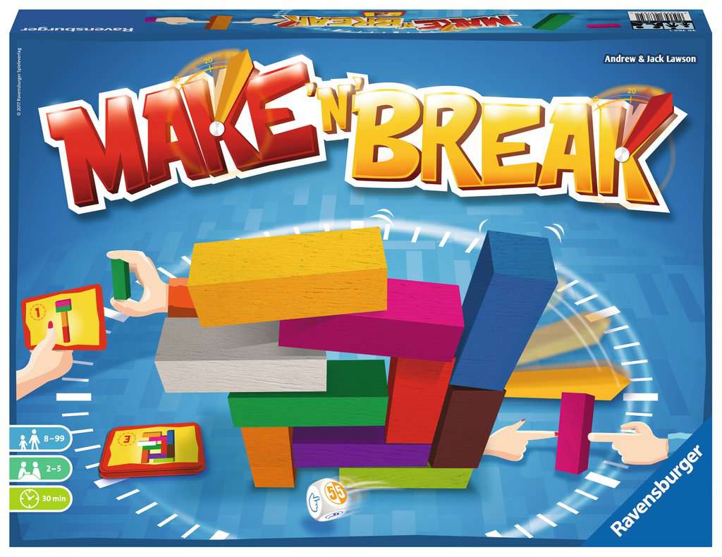 Ravensburger Επιτραπέζιο Παιχνίδι Make ‘n’ Brake για 2-4 Παίκτες 8+ Ετών