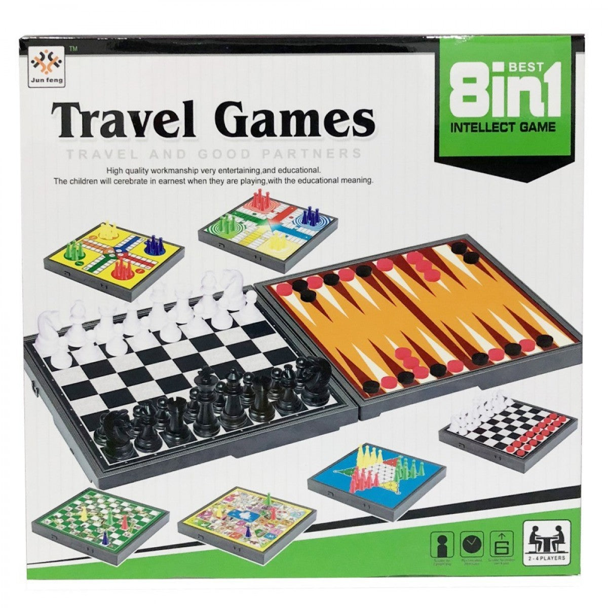 ΕΠΙΤΡΑΠΕΖΙΟ ΠΑΙΧΝΙΔΙ 8 ΣΕ 1 TRAVEL EDITION